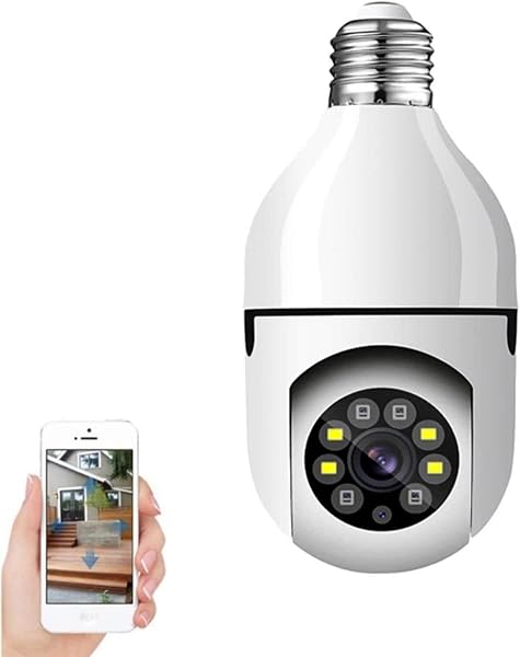 Camera Lâmpada Wifi IP