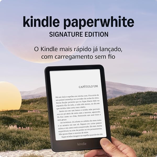 Novo Kindle Paperwhite Signature Edition